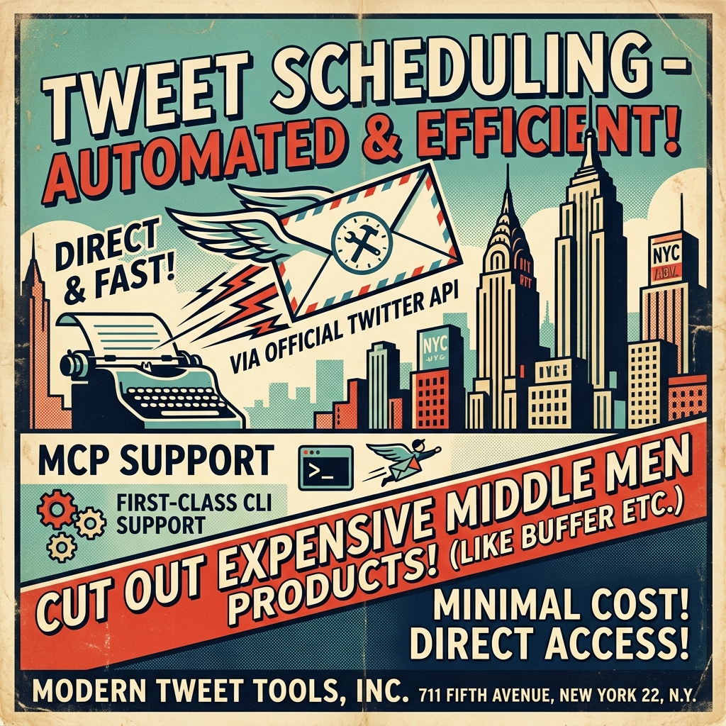 tweet-scheduler-mcp: Why I Built My Own Tweet Scheduler